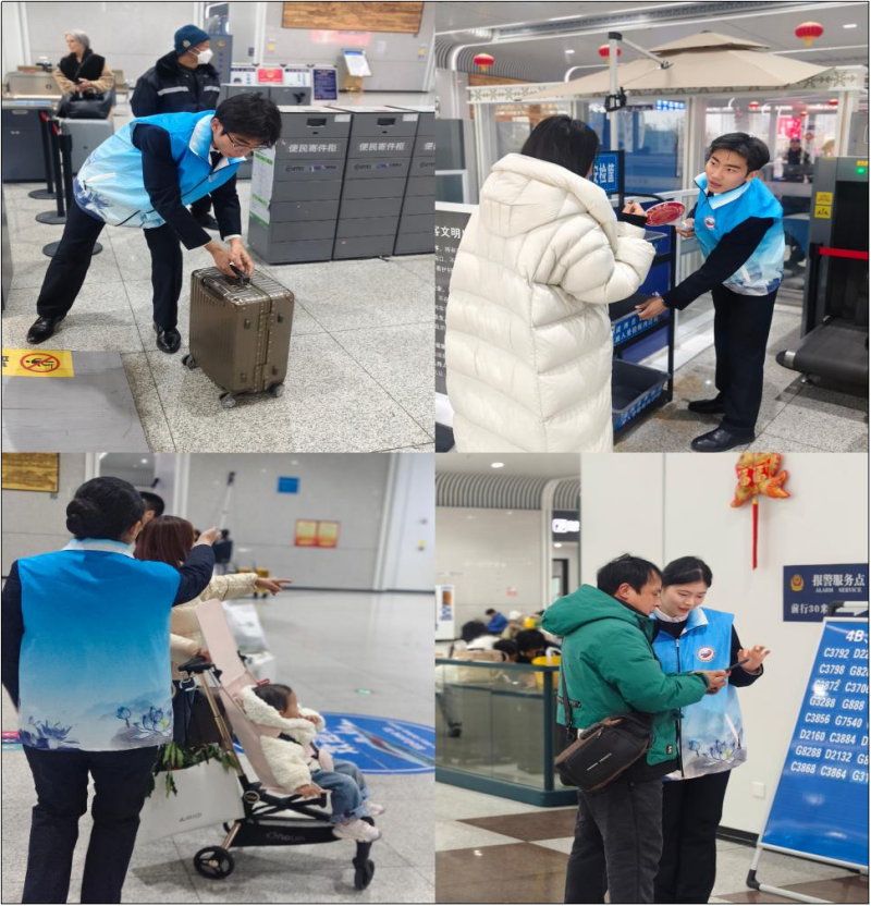 党建引领践初心，专业赋能暖旅途 ——数字财贸学院志愿者闪耀南通西站