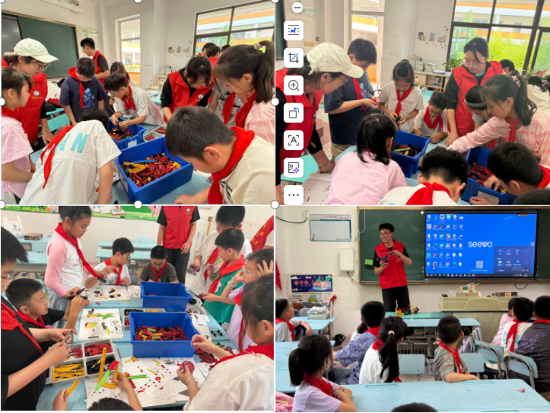红翼传薪火 科创润童心——智能制造学院“小翅膀”志愿服务走进三里墩小学