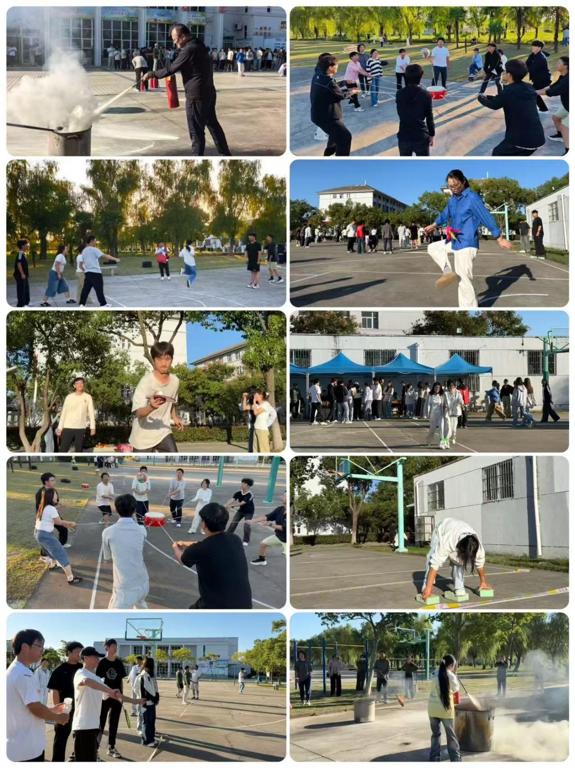 传承长征精神 展现军训风采——海门学院开展纪念红军长征胜利90周年趣味运动会